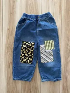 【美品】しまむら　AIARAI デニム　90