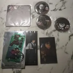 鬼滅の刃　ブロマイド　富岡義勇　ダイニング　お楽しみくじ　缶バッチ