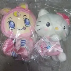 メゾピアノ×ハローキティ　エンジェルBIGぬいぐるみ　セット　ベリエちゃんのサムネイル