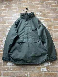 90s mont-bell モンベル　アウター　アノラックパーカー　緑　刺繍