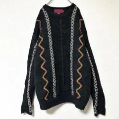 CORSINI ITALIA アルパカ混 コルシーニ 柄ニット 総柄 セーター