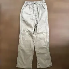 ベージュ ロングパンツ 長ズボン　ポケット付き　ニッセンのサムネイル
