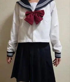 セーラー服上下 白/紺/赤