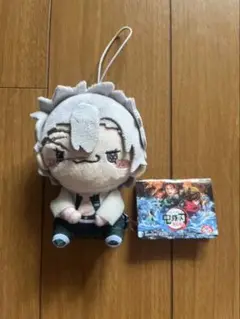 鬼滅の刃　無限城　もちぴこマスコット　ぬいぐるみ　不死川実弥