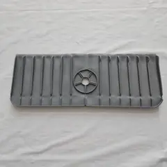 蛇口 水切りマット 排水マット シンク スプラッシュガード 滑り止め グレー