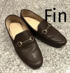 Fin 本革　ビットローファー ダークブラウンのサムネイル
