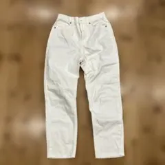 GU ホワイト ジーンズ