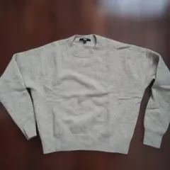 UNIQLO ベージュ クルーネックセーター M