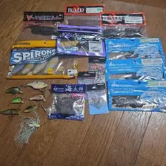 バス釣り引退セット ワーム フック ライン セット ヴィヴィダス - メルカリ