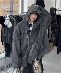 surgery remake over pigment hood jacket - メルカリ
