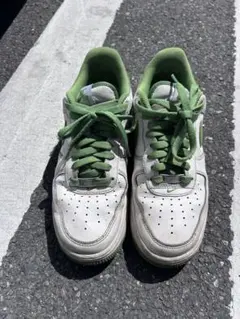 Nike Air Force 1 ホワイト/グリーン