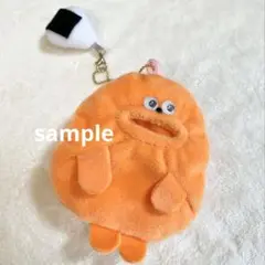 ハンドメイド ぬいぐるみ キーホルダー マスコット【オレンジ】