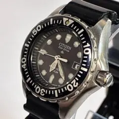 良品 稼働品 CITIZEN シチズン メンズ 腕時計 ソーラー デイト