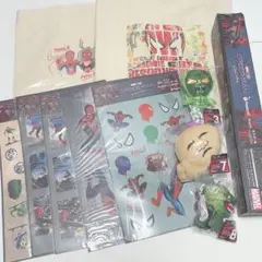 スパイダーマン Happyくじ MARVEL トートバッグ ポスター マスコット