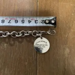 美品✳︎ティファニー ブレスレット リターントゥ ラウンドタグ シルバー 925