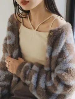 再値下げ【Kastane】グラフィティニットカーディガン