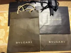 BVLGARI & RALPH LAUREN ショッパー　5枚　まとめ売り