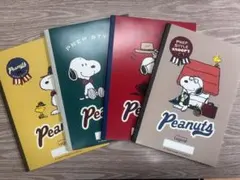 Peanuts スヌーピー ノート 4冊セット　B5