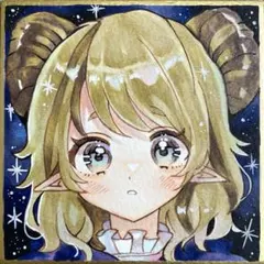 イラスト　手描きイラスト　原画　コピックイラスト