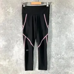 Under Armour スポーツタイツ ブラック ピンク ヒートギア スキニー