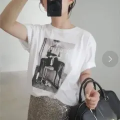 LIFE フォトプリントTシャツ ホワイト 半袖のサムネイル