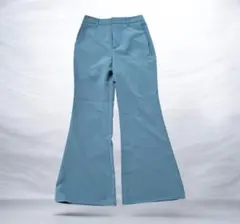 GU ストレッチフレアパンツ　55green 丈68㎝