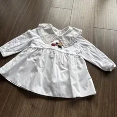 familiar 長袖シャツ 90cm ホワイト