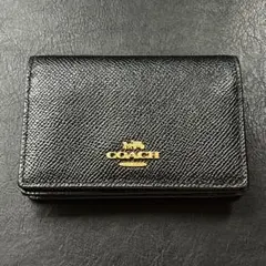 COACH 名刺入れ カードケース ブラックのサムネイル
