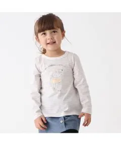 petit main うさぎバレリーナロンT