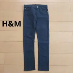 H&M　ダークブルー　スキニーパンツ　サイズ150