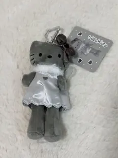 スタイルアップマスコット　ハローキティ　エンジェルキティ　シルバー　脚長