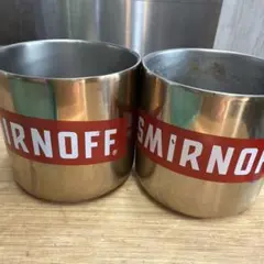 SMIRNOFF ステンレス マグカップ 2個セット非売品