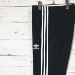 アディダス　adidas　ジャージ　トラックパンツ　ブラック　黒　100　Lのサムネイル