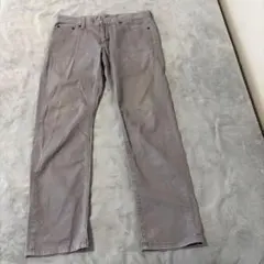 UNIQLO +J コットンストレートパンツ グレー 上質素材の万能ボトムス