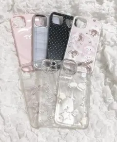 iPhone13スマホケース 7点まとめ売り フレンチガーリー　ウィッシュコア