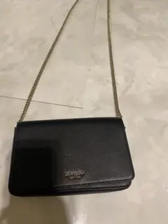 美品 ケイトスペード ウォレットチェーン 長財布 管理番号【a324 