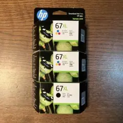HP 67XL インクカートリッジ 3個セットのサムネイル