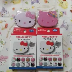 HELLO KITTY フェイス缶バッジ　フォトフレームマスコット　キティ