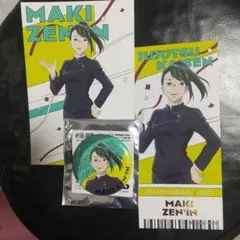 呪術廻戦 禅院真希 五周年 ビジュアル第２弾 トレーディング箔押し缶バッジ