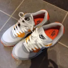 Nike Air Max 90 グレー/オレンジ