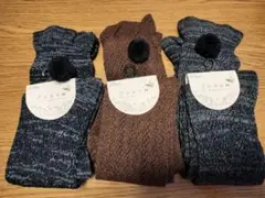 3点セット　新品　ハイソックス　靴下　通学用　学生 23cm 24cm 25cm