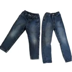 ​【まとめ売り】ユニクロ GUデニムパンツ 130cm 2本セット