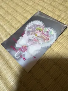 キミとアイドルプリキュア　入場者特典　うちわ型クリアカード　キュアズキューン