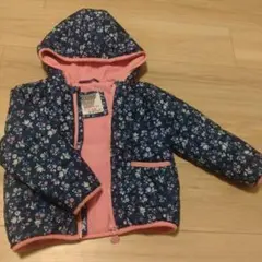 花柄フリースジャケット 90〜100センチ