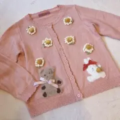NILEPERCHナイルパーチニットセーター(spank!フェアリーアンプリ系 NILE PERCH ナイルパーチハートくま カーディガン セーターニット