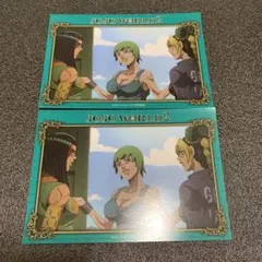 メルカリ最安！ジョジョワールド【ブロマイド　女囚人　2枚セット】