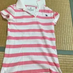 アバクロ ボーダーポロシャツ