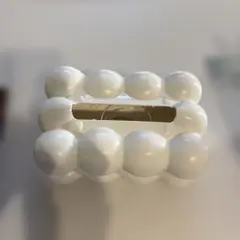 ホワイト 雲型　ティッシュボックス