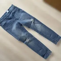 ダメージ加工スリムフィットパンツ EUR 110