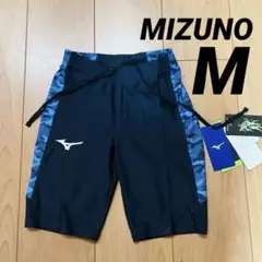 ■新品■　ミズノ サイズM　陸上 ウェア スパッツ ハーフタイツ 迷彩柄
